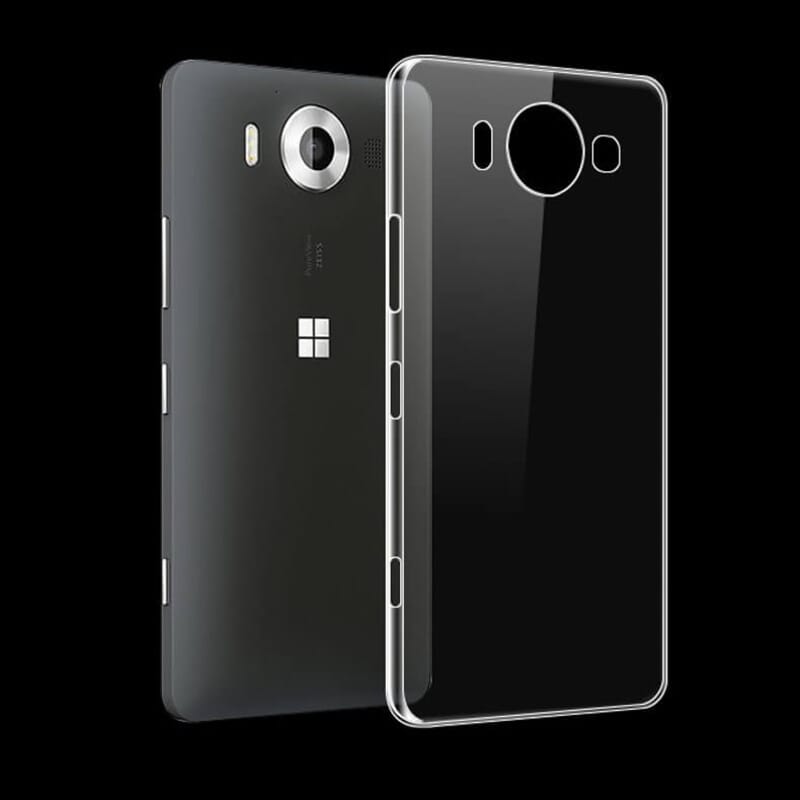 Microsoft Nokia TPU Silicone Slim Case Soft Ultra Thin Transparent Smartphone Back Cover .